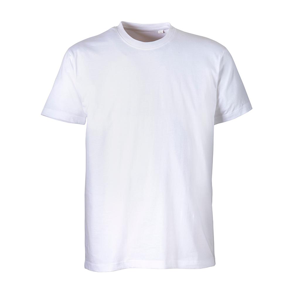 T-shirt unisex bianca in cotone biologico da 145 g/m2 T-shirt unisex bianca in cotone biologico da 145 g/m2